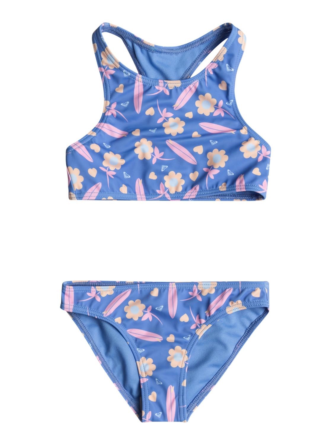 Roxy Lorem - Conjunto de Bikini Crop Top para Chicas 2-7 ERLX203197.