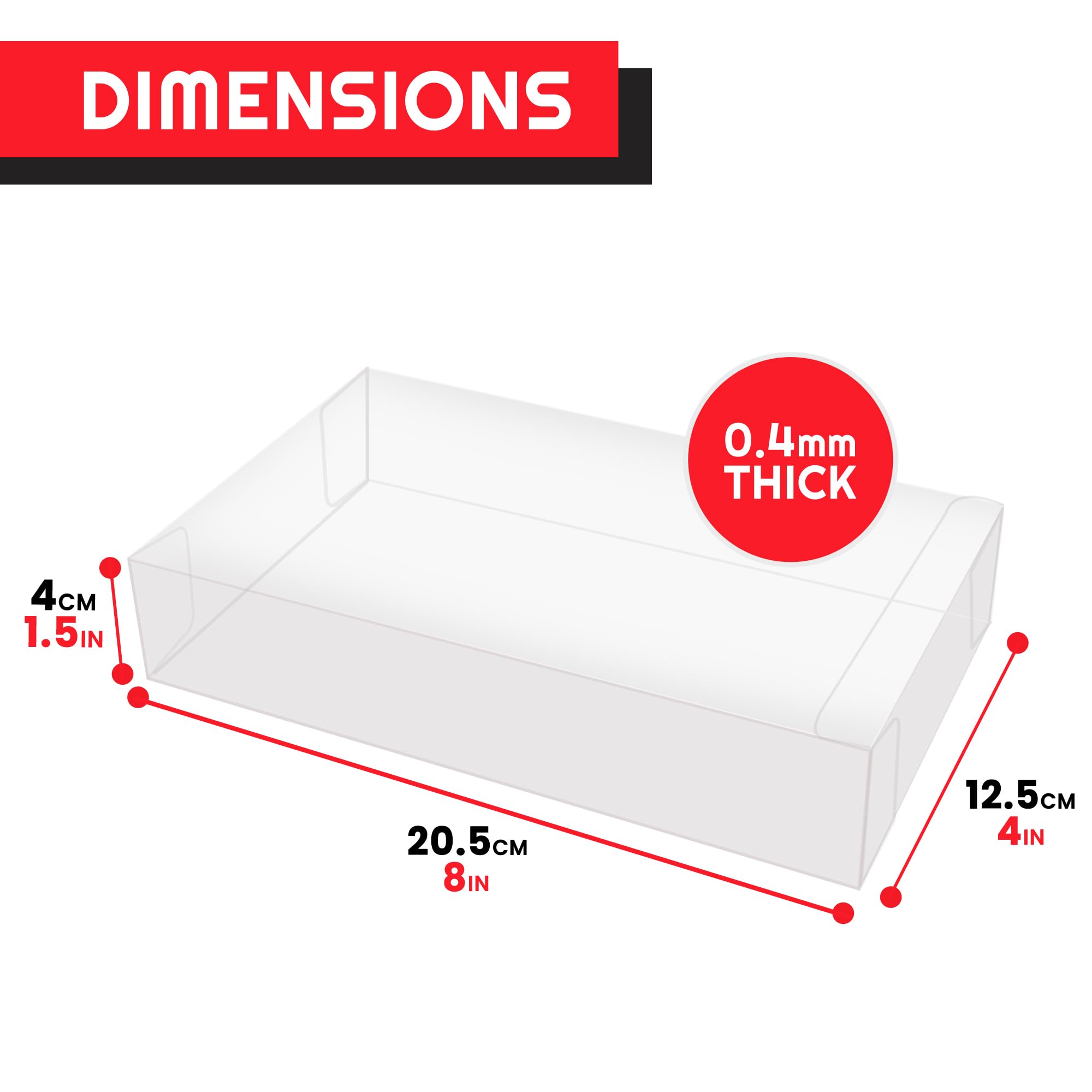 Amazon.com: EVORETRO Display Case Protector Compatible for Lorcana Booster  Box (1 Pack)