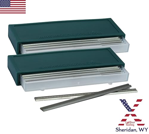 Miniatura 6 de Cuchillas cepilladoras HSS de 3-14 pulgadas y 3.228 in - Compatible con Bosch PA1202 y Powertec 128300 (paquete de 4)