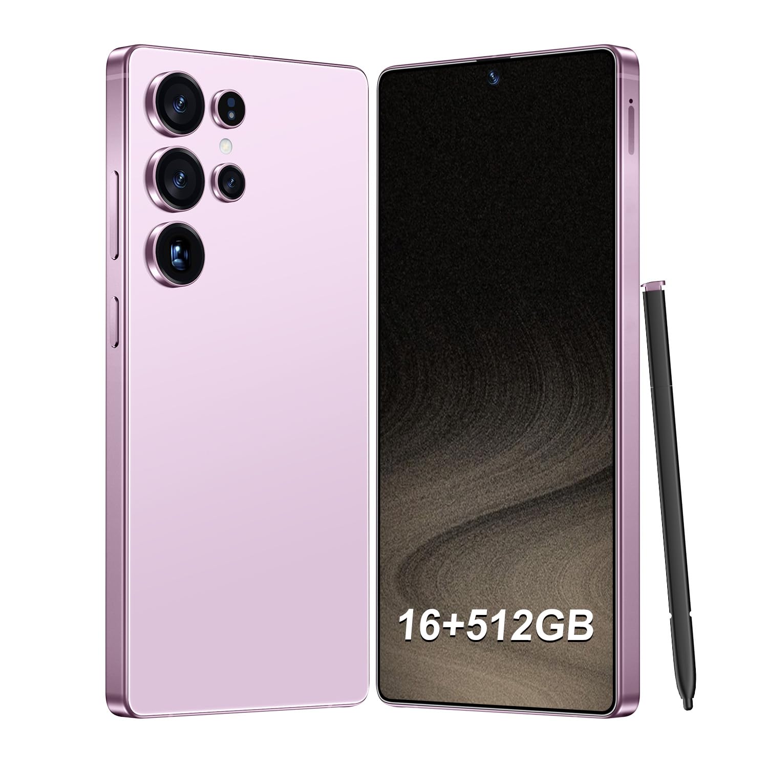 Sponsored Ad - I25 Ultra Unlocked Smartphone,16+512GB Unlocked Phone,Snapdragon 8 Gen3, 6.9" HD+ Display,Built in Pen,7000mAh Dual Speakers 5G/Face ID/Fingerprint Lock/Dual SIM/GPS (Pink)