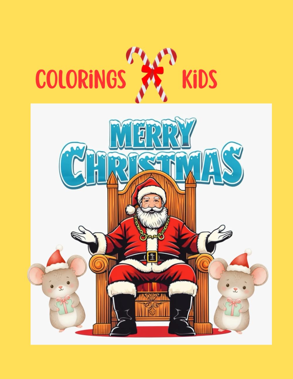 Christmas Coloring Book for Kids – 50 Fun Holiday Pages