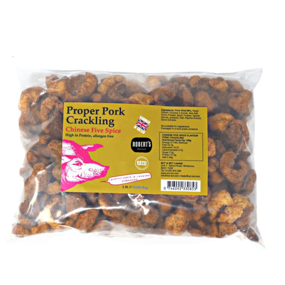 carbs in pork crackling