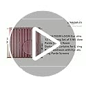 Image of FRESH FROM LOOM Curtains 12 Feet Long Set of 3 Window Parda | Floral Room Darkening Curtains for Living Room Bedroom with Eyelets Ring Parde Screens (Set of 3 |Pink)