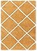 SAFAVIEH Hudson Shag Collection Area Rug - 8' x 10', Gold & Ivory, Moroccan Trellis Design, Non-Shedding & Easy Care, 2-inch Thick Ideal for High Traffic Areas in Living Room, Bedroom (SGH281F)