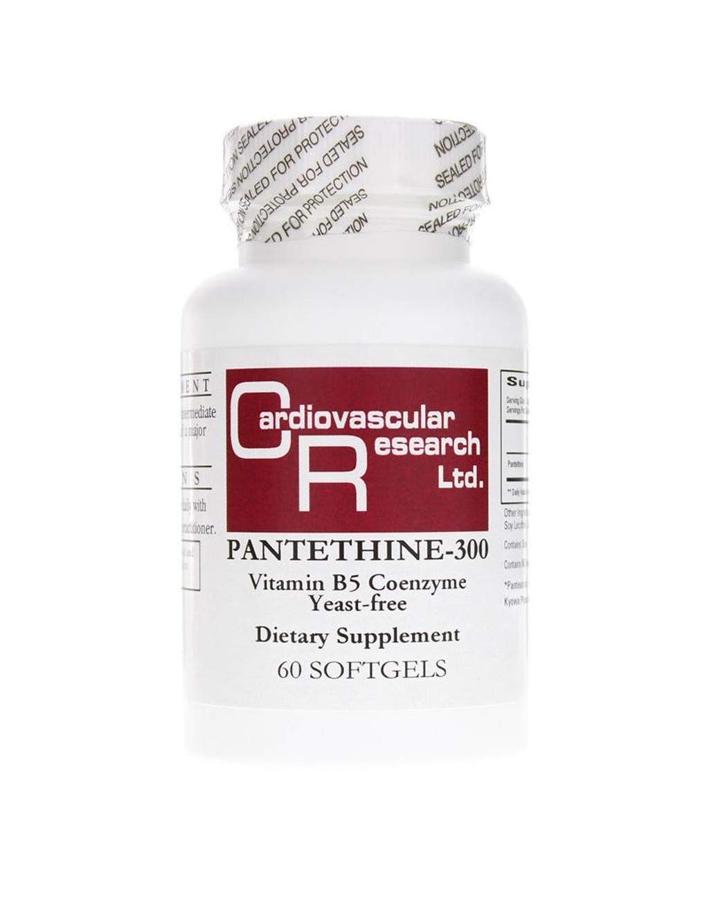 Cardiovascular Research Pantethine 300 Vitamin B5 White 60 Count |  Desertcart Trinidad and Tobago