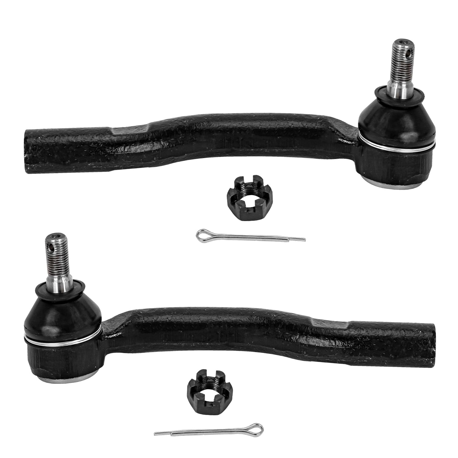 Detroit Axle - 2 Front Outer Tie Rods for 2012-2017 Toyota Camry, 2013-2018 Avalon, Outer Tie Rod Ends Assembly Replacement