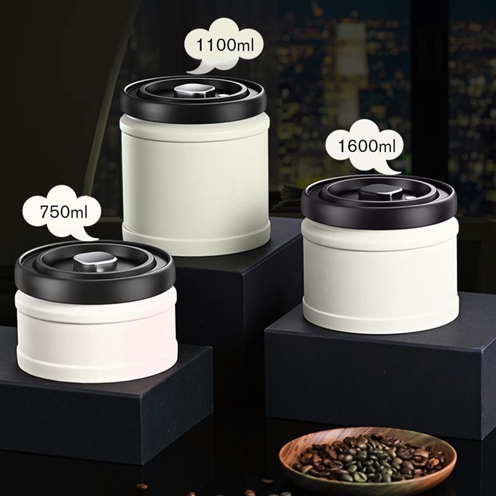 その他 jar YYVVBBF Coffee container Stainless Steel Airtight Coffee Container