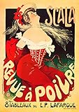  Biller Antik Revue a Poilre Jules Alexandre 300 Impression d\'art Art Nouveau Vert Noir