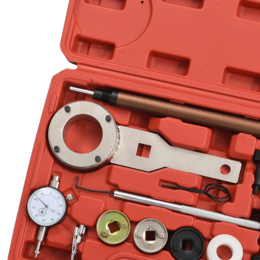 Set di attrezzi per la regolazione del motore da 18 pezzi per VAG 1.8 2.0 TFSI, acciaio al carbonio, valigetta BMC, controllo tempi di controllo, officina, garage, riparazione, manutenzione
