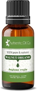 Walnut Oil Organic Pure and Natural, Cold Pressed Vegan Friendly and Cruelty Free, 10ml