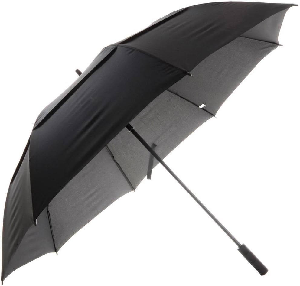 Vented Auto open Golf Umbrella Black