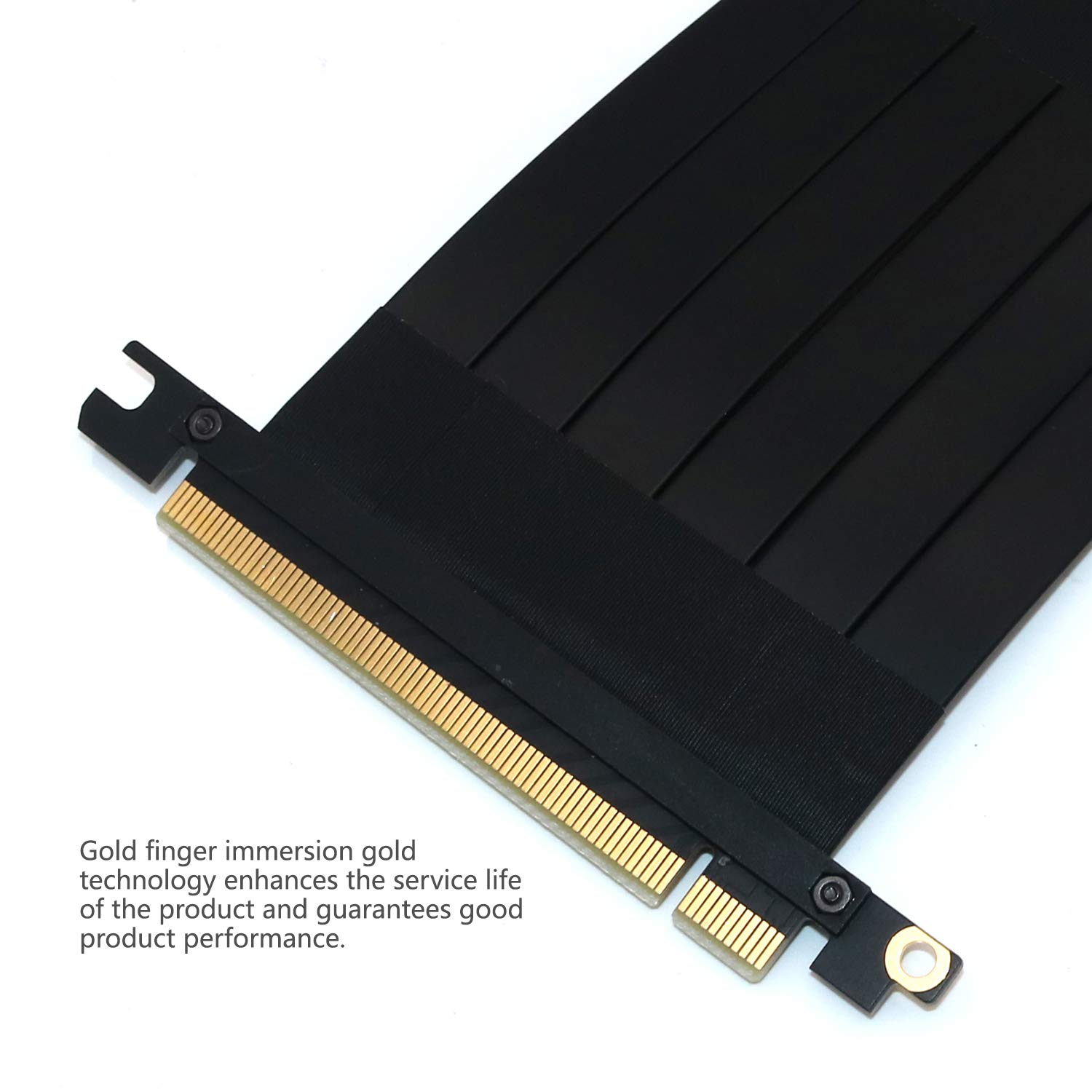 PCI-E Extension Cable pci Extension Cable 16x pcie Riser (pcie Extender 90 Degree 20cm）pcie Riser Cable