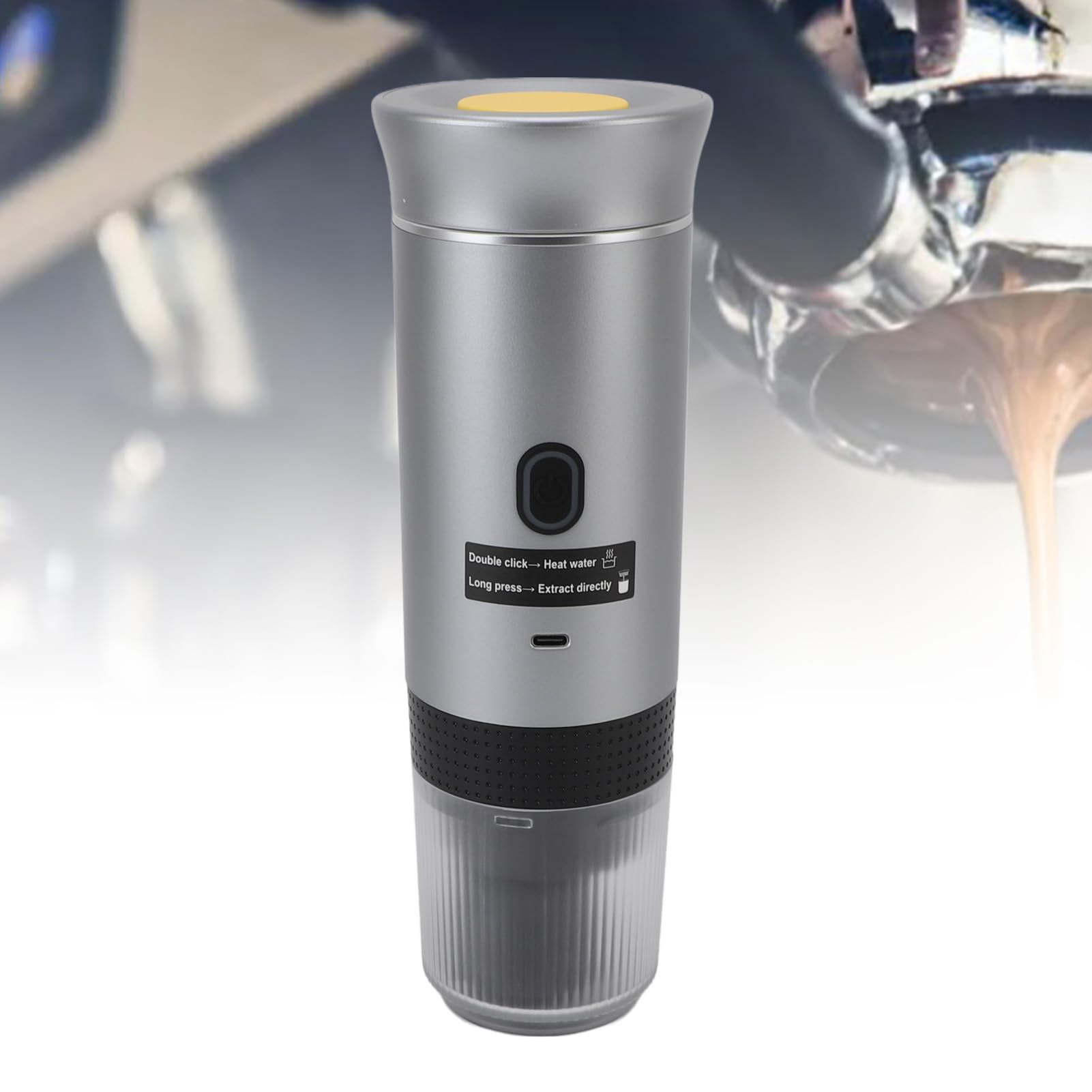 Tragbare Elektrische Kaffeemaschine für Camping Wandern, 120ml