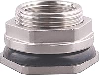 Vista 1 de DERNORD 1" colocaciones de mamparo del acero inoxidable del conector del tanque de agua del tabique femenino