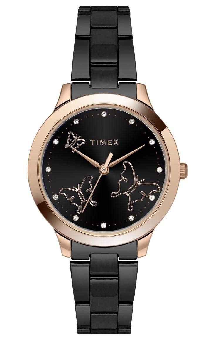 TIMEX Women Quartz Analog Black-Dial-TW000T630 (B08X3PNJWQ) Amazon Price History, Amazon Price Tracker