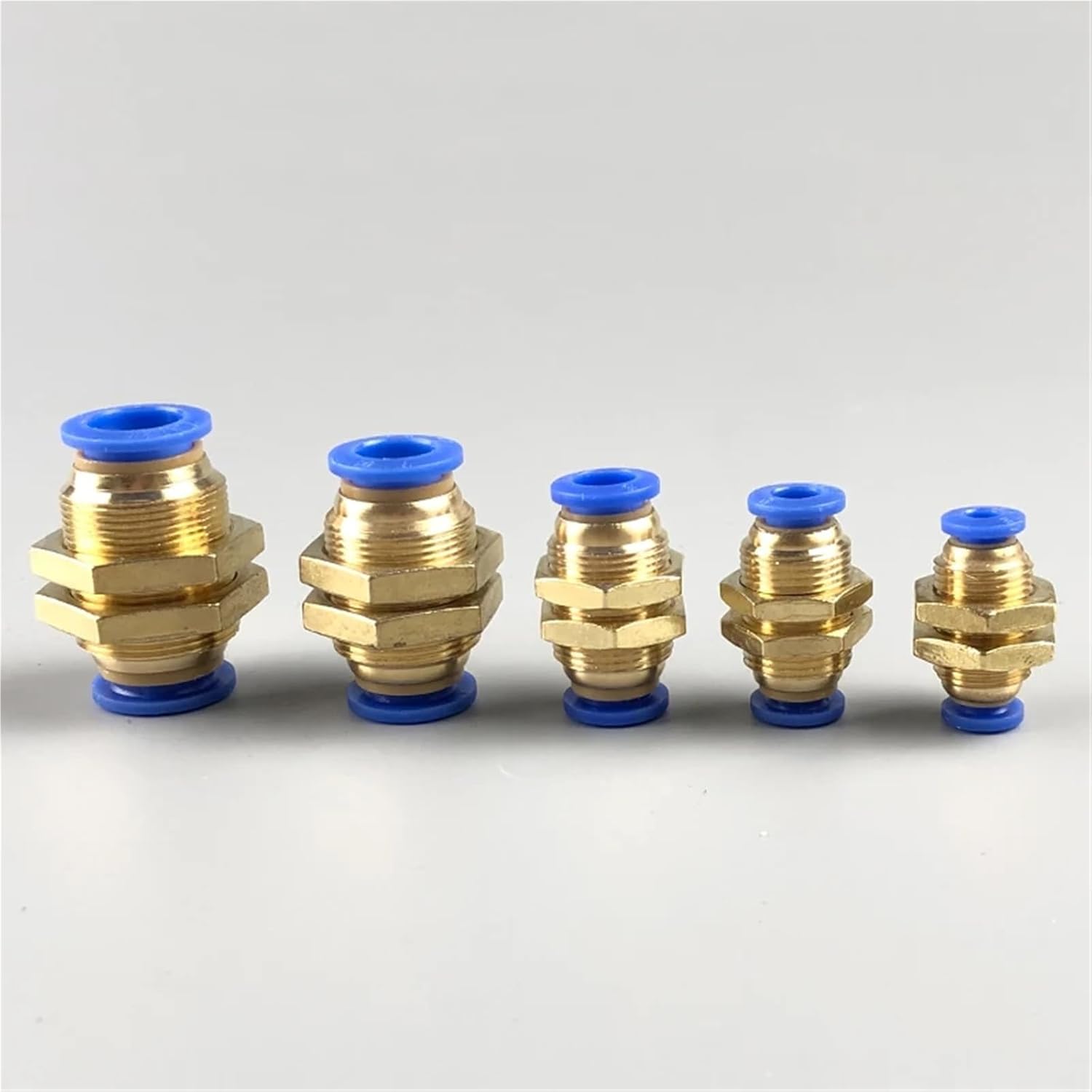 Pneumatic Fitting Straight Push Plastic Connector 4/6/8/10/12mm Trachea PM Hose Tube 5Pcs(PM-4)