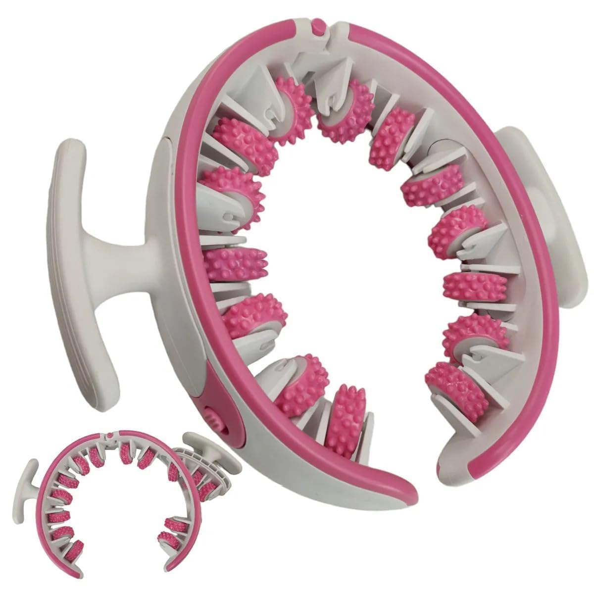 TOAVI Roller for Fat Reduce, Manual Muscle Massager Roller, Upgraded Cellulite Massager for Leg, Neck, Arm and Back, Shaped Handheld Massage Roller Home Fitness Pelvic Floor Muscle Trainer