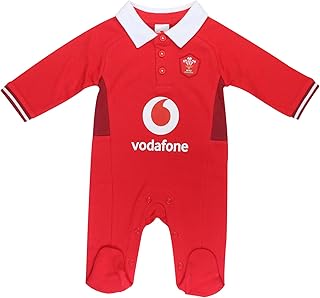 Official Baby Toddler Sleepsuit for Wales RU Rugby Word Cup 2023. 0-18 Months Romper, Onesie, Baby Clothing