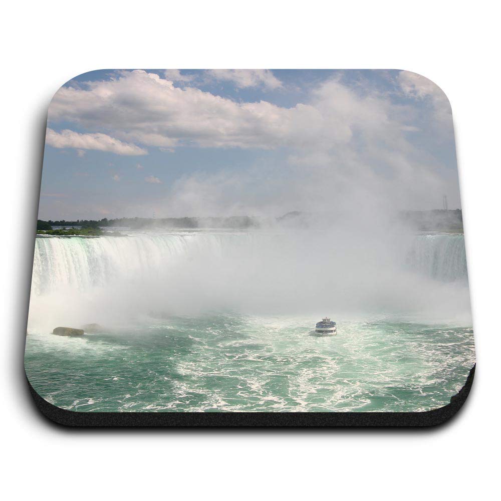 1 x Square MDF Fridge Magnet - Niagara Falls Canada Travel 8227