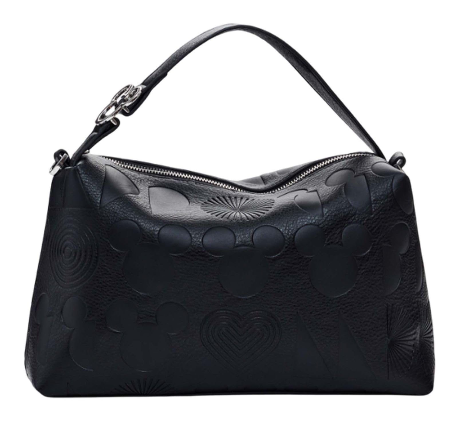 Desigual Mujer Negro Bolso De Mano Mickey