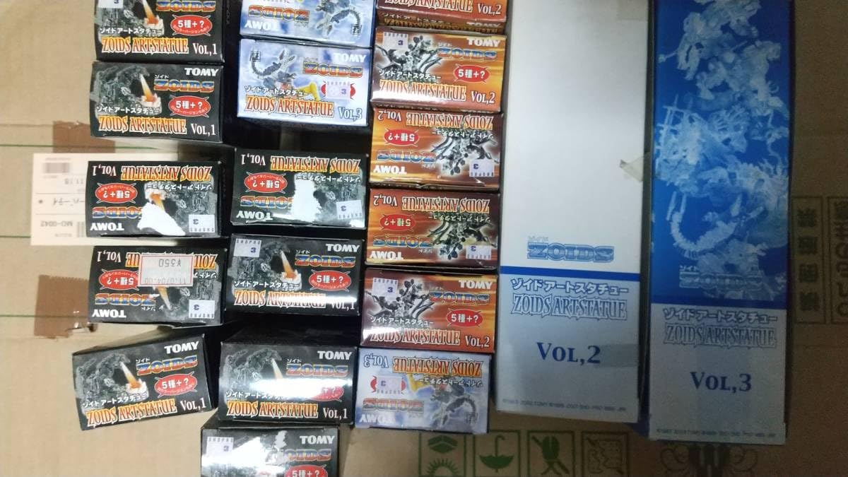 Amazon.co.jp: トミー ゾイド アートスタチュー Vol.1～3