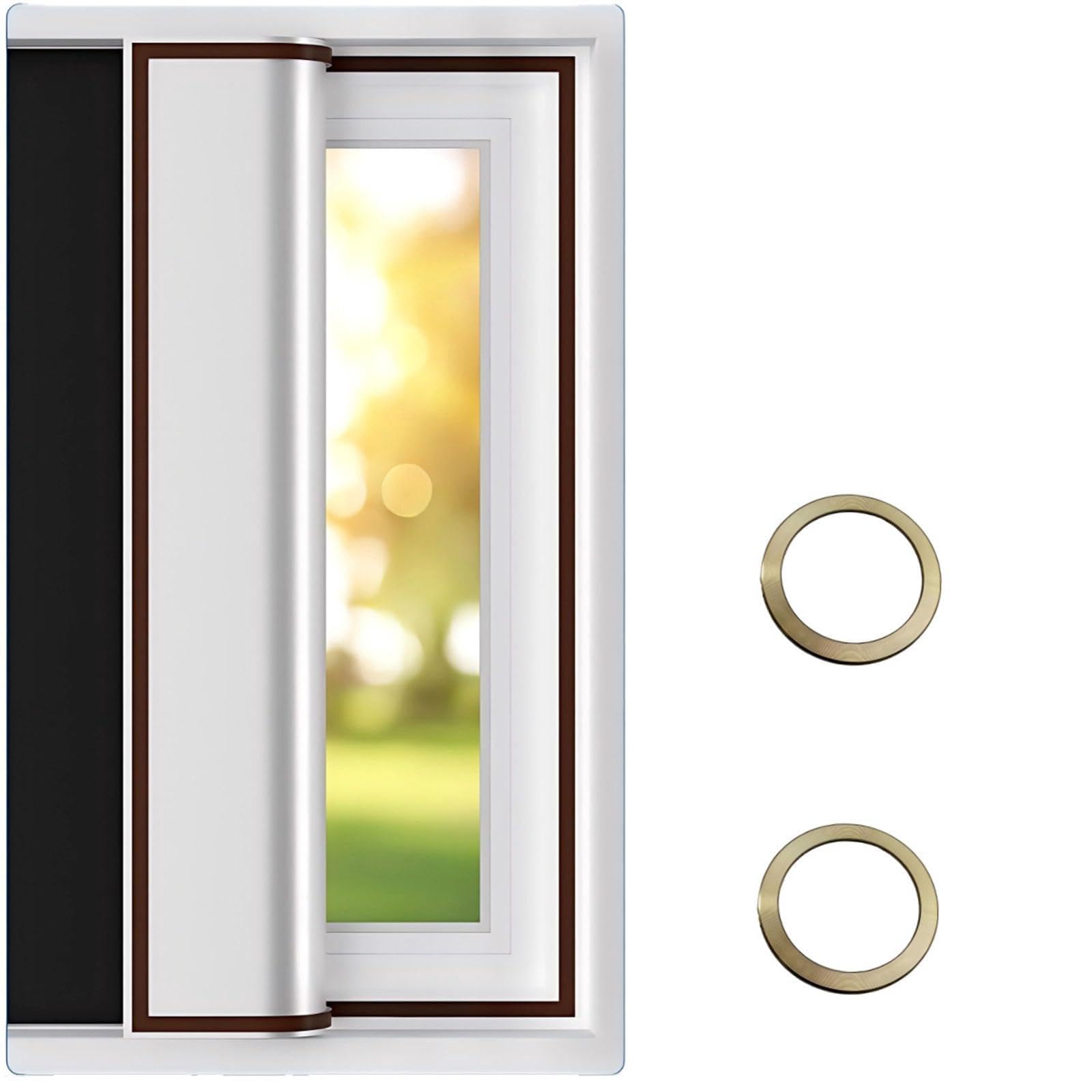 WGBOSMG Window Cover Shading Curtains Magnet Not Drill Cuttable Window Shades 100Percent Black Outs Blind Out Cover