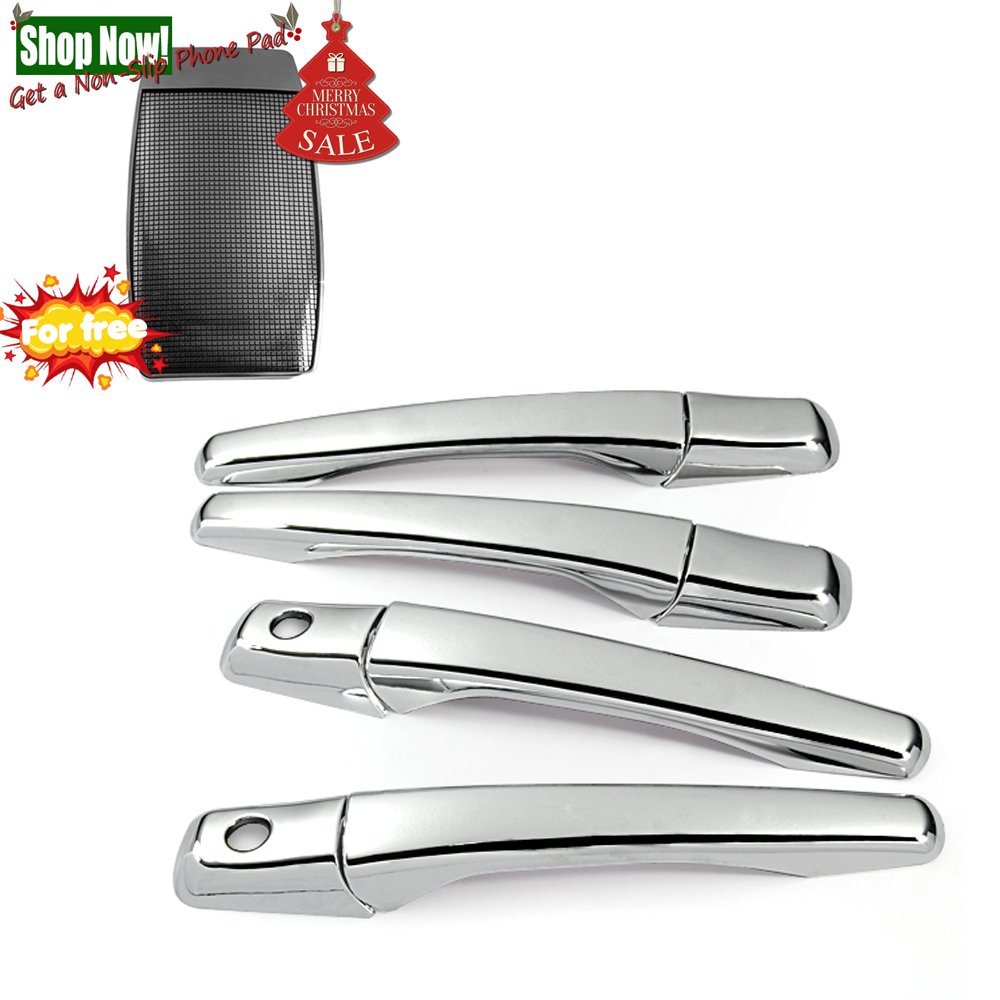 PH Mirror Chrome Side Door Handle Covers Trims for 2002 - 2006 Mitsubishi Lancer / Mirage 2003 2004 2005