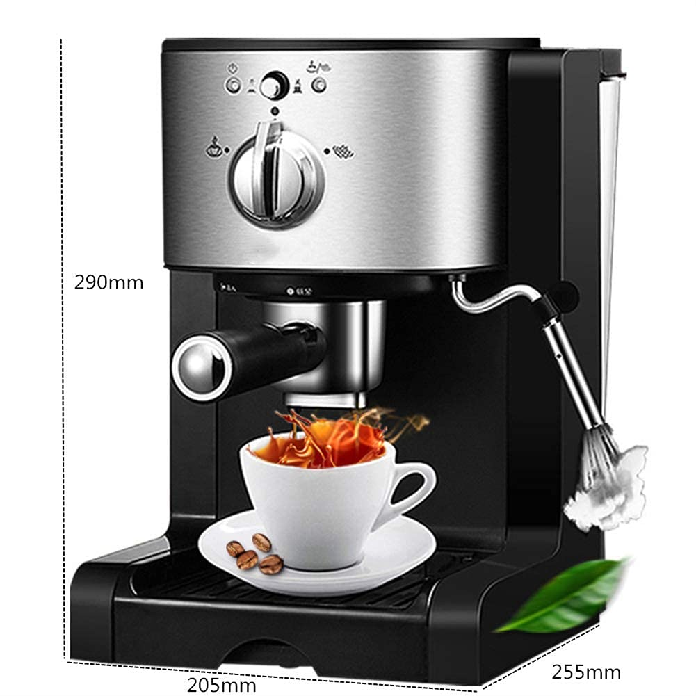 Amazon.co.jp: 半自動エスプレッソコーヒーマシン、取り外し可能な水