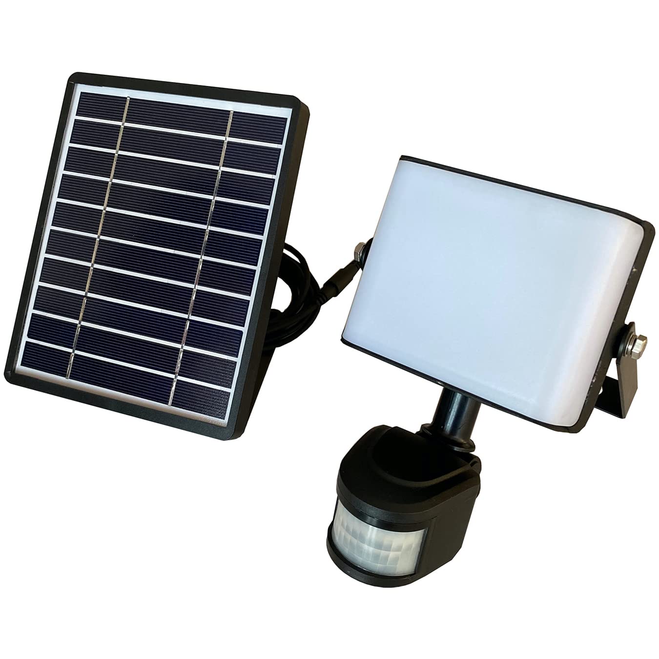 Streetwize 50LED Solar Motion Sensor Flood Light - Black