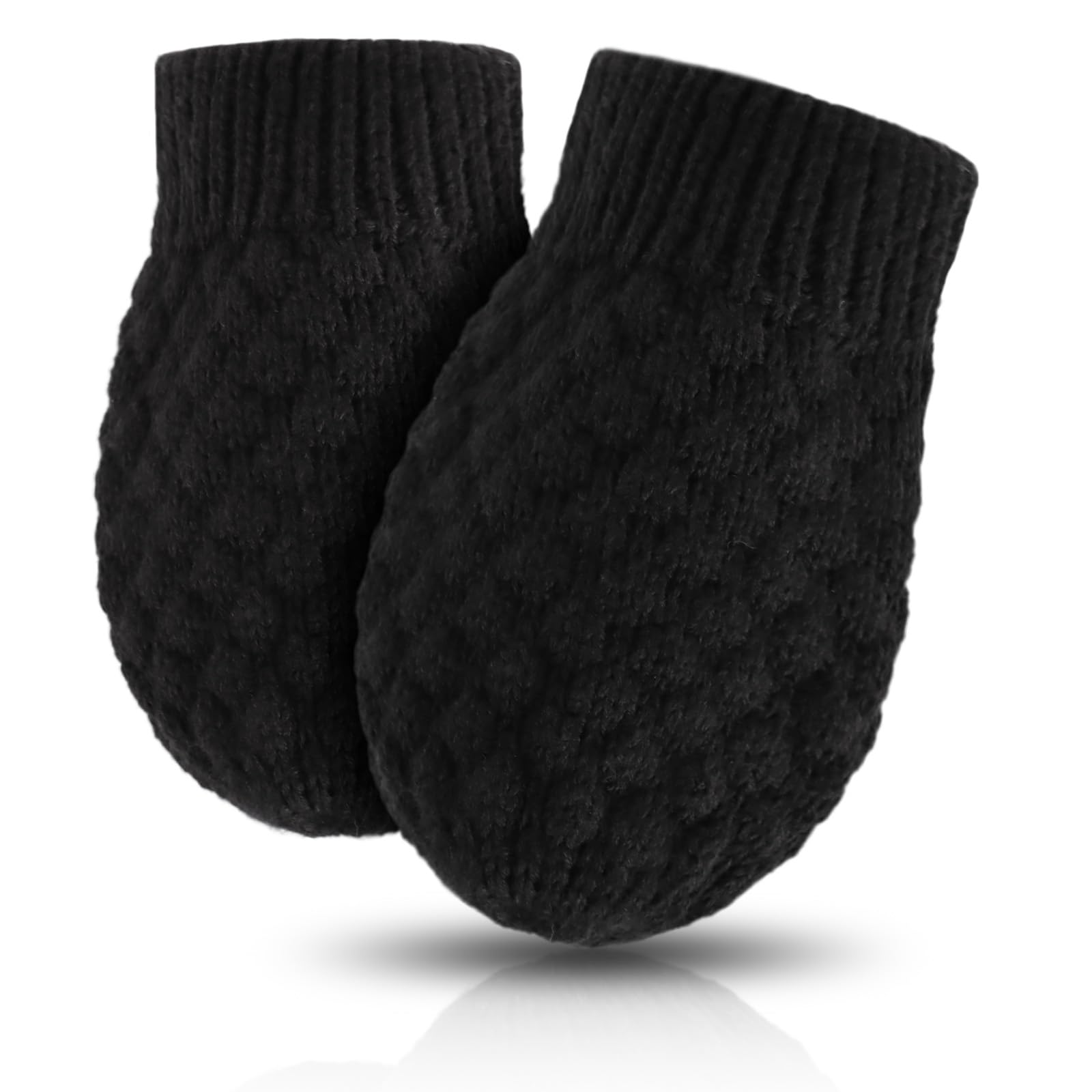Baby Knit Mittens Winter Boy Girl Gloves for Infant Toddler