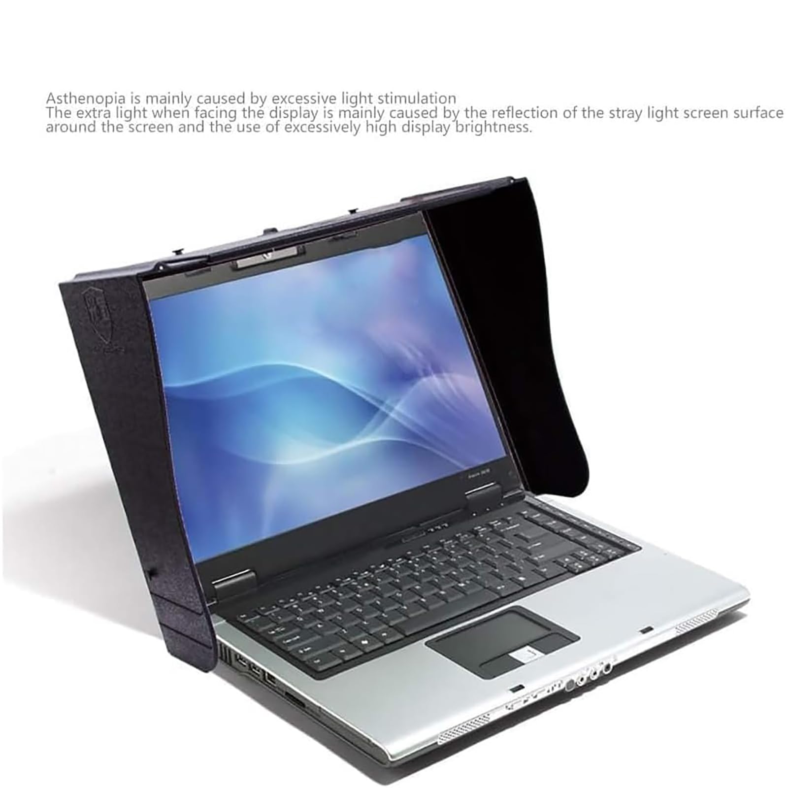 McbeAn Monitorhaube für Desktop-Computer, 29-34 Zoll Verstellbar, Tragbarer Sonnenschutz, Sichtschutz, PC-Bildschirm-Sonnenschutz, Fürs Büro, Zum Spielen