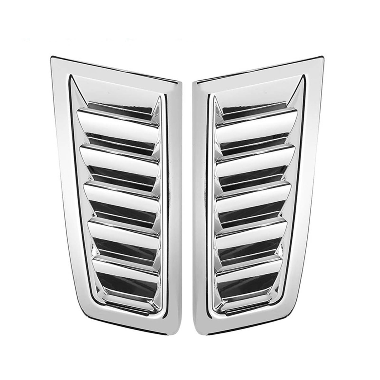 Przednia Maska ​​samochodu Otwory Wentylacyjne Pasuje Do Forda BENZ Audi BMW Hondy Infiniti(Chrome)