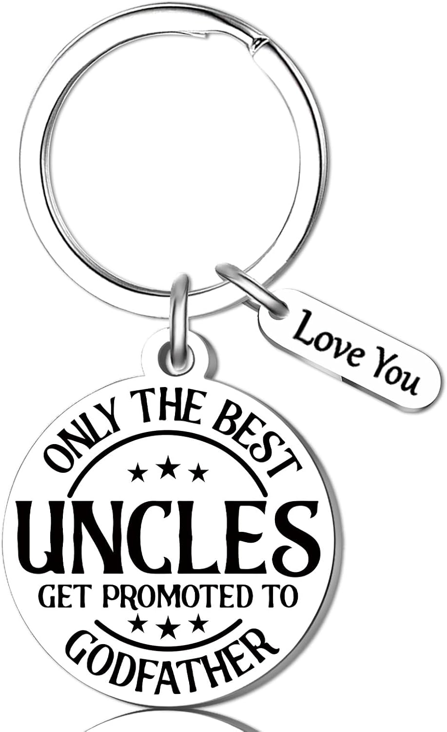 Godfather Proposal Gifts Godfather Gift Keychain Godparents Proposal Gift From Godchild Promoted To Uncle Godfather's Proposal Gifts Uncle Baby Announcement Baptismal Birthday Christmas for Men