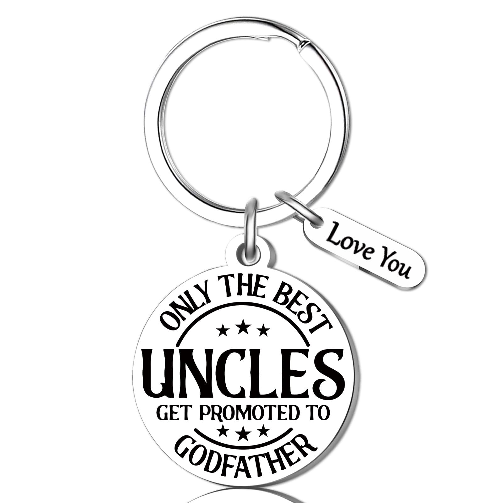 Godfather Proposal Gifts Godfather Gift Keychain Godparents Proposal Gift From Godchild Promoted To Uncle Godfather's Proposal Gifts Uncle Baby Announcement Baptismal Birthday Christmas for Men