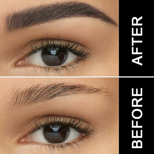 Miniatura 3 de Kaely 2 bolígrafos de cejas Microblading, color negro, 4 puntas, lápiz líquido para cejas, mágico, preciso, impermeable, lápices de cejas para