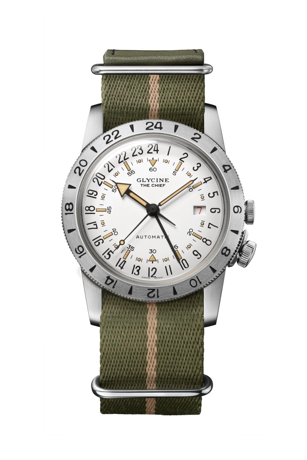 Glycine GL0473 Airman Vintage The Chief GMT 40