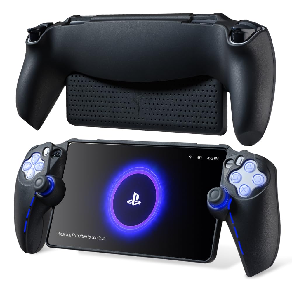 UYIYE Rubber Cover for PS Portal Remote Player, Black
