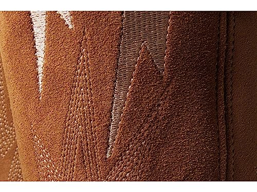 Image of Dingo Womens Thunder Road Embroidered Snip Toe Casual Boots Knee High Mid Heel 2-3 inch