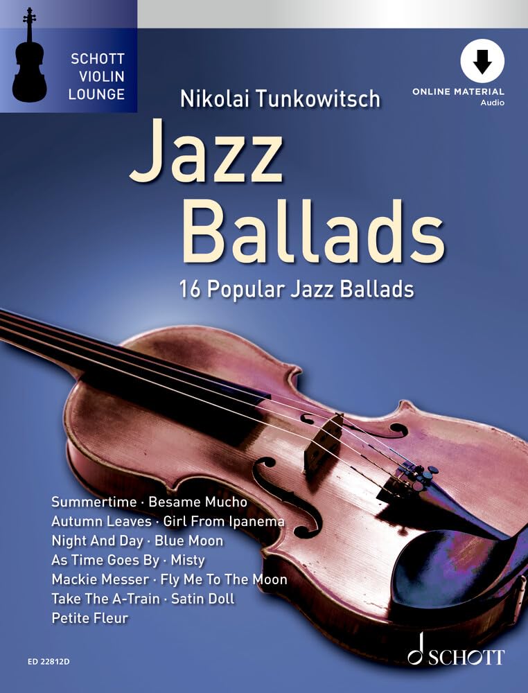 Jazz Ballads: 16 Famous Jazz Ballads. violin.