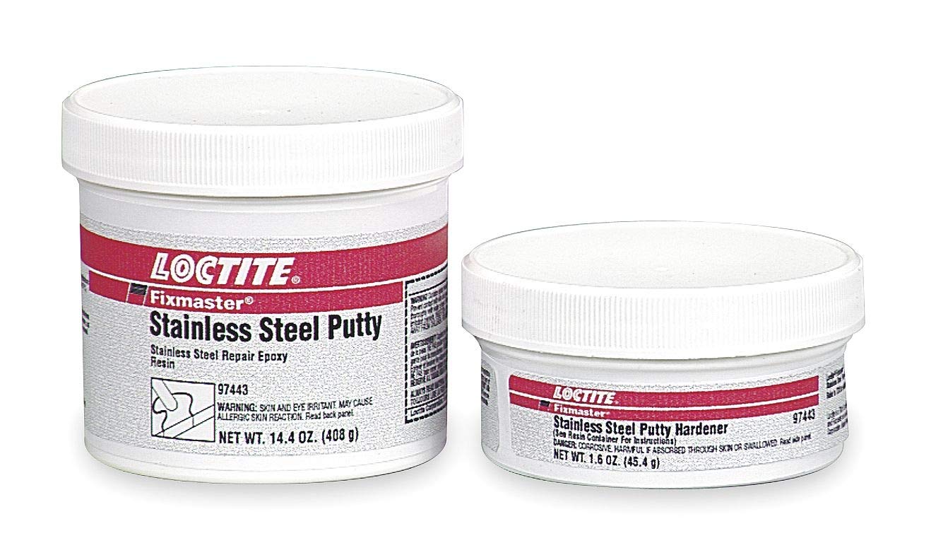 Putty, SS, 2 Part, Gray, 1 Lb, Kit