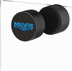 Miofis Escova magnética de aquário limpador de vidro para aquário para suporte de vidro de espessura máxima de 1/3 polegada Aquários frescos e marinhos de até 40 galões (não para tanques de acrílico e