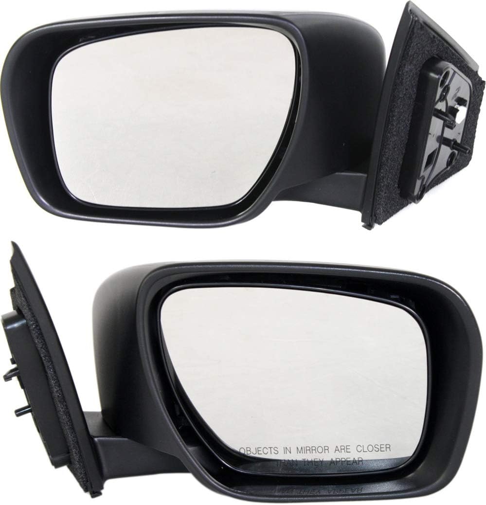 Kool Vue Driver & Passenger Side Power Mirrors for Mazda CX-9 2007-2009 With Signal Light Paintable