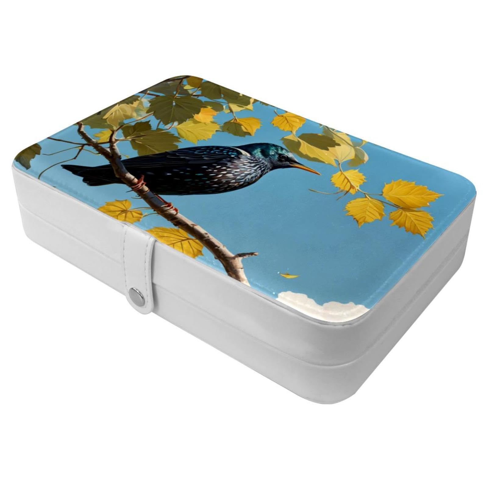 Boîte à bijoux pour femmes et filles - Organisateur de voyage portable rose
