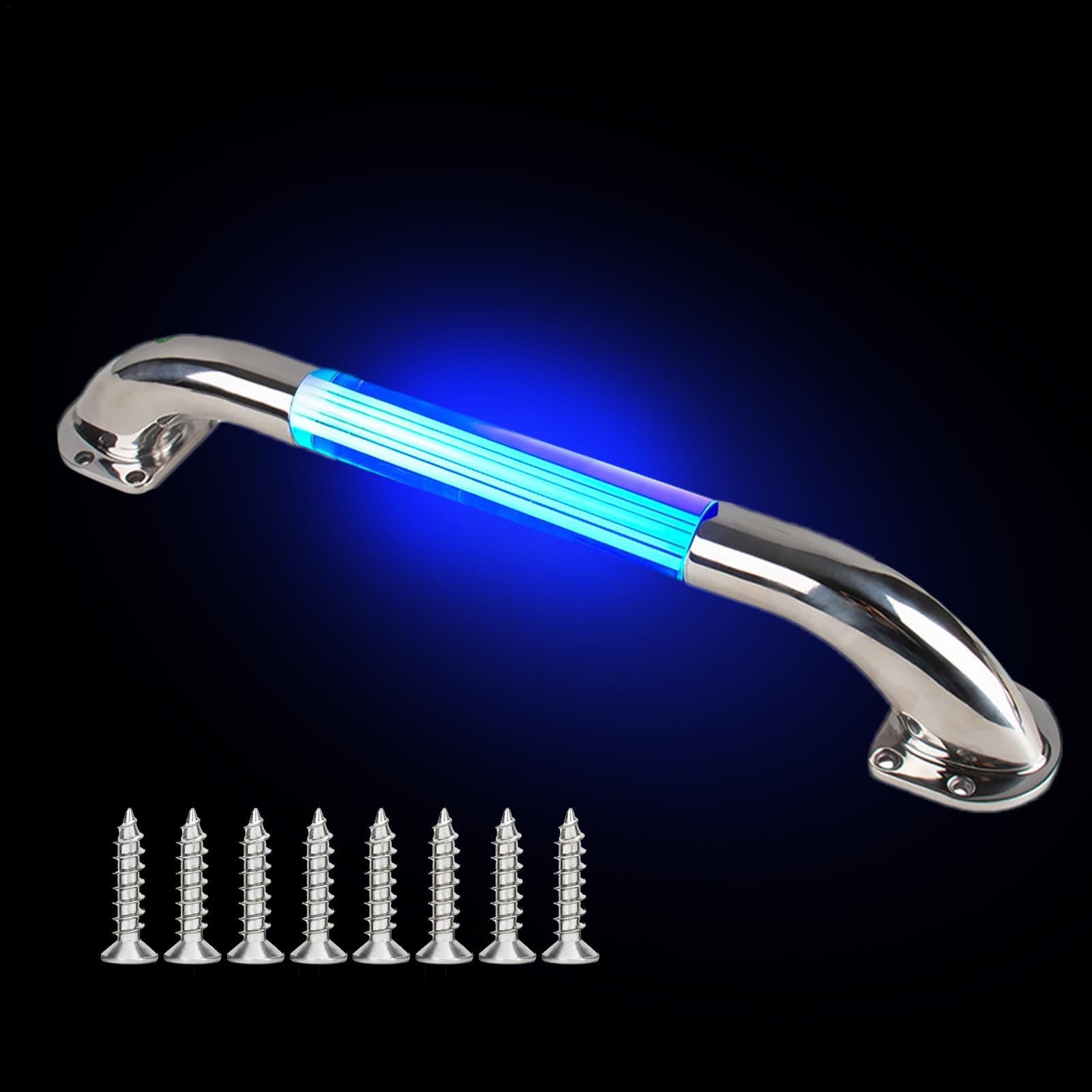 Poignée de maintien pour porte de camping-car lumineuse à LED Teksome