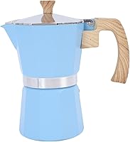 Vista 1 de Pssopp Cafetera al aire libre de 10.1 fl oz, sola válvula de aleación de aluminio Percolador de café eléctrico para el hogar Camping uso diario al