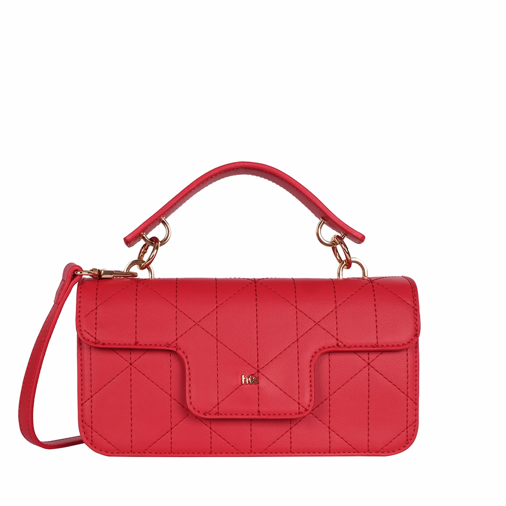 Ameri♡ UND PARTS ACCENT ONE HANDLE BAG Amazon.in: Hie: Top Handle