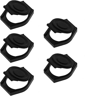 OTOTEC 5x USB Webcam Privacy Shutter Protects Lens Cap Hood Cover Protect Privacy and Security for PC Computer Laptop Black