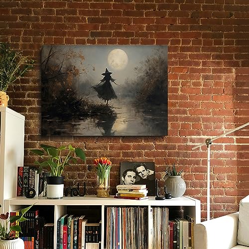 SKYSUKEY-Halloween-Decoration-Wall-Art-Witchy-Farmhouse-Prints-Witch-Wall-Art-Wicca-Rustic-Print-Home-Decor-for-Wiccan-Framed-for-Party-Decoration-12×16 SKYSUKEY Halloween Decoration Wall Art Witchy Farmhouse Prints Witch Wall Art Wicca Rustic Print Home Decor for Wiccan Framed for Party Decoration 12×16