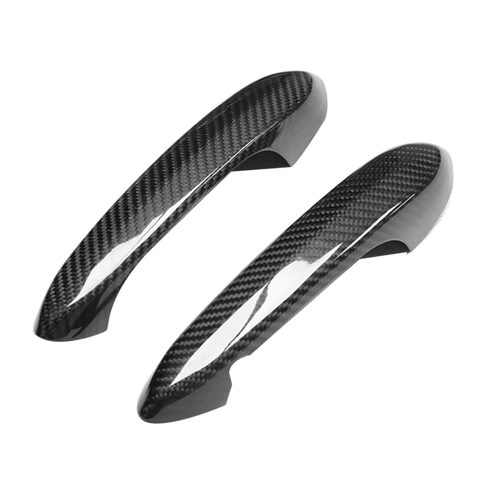 KEDFBTS Handle Trim Shell Compatible with Toyota for GR for Supra for A90 for MK5 2019 2020 2021 Real Carbon Fiber Outside Exterior Door Handle Cover Trim Handle Cover