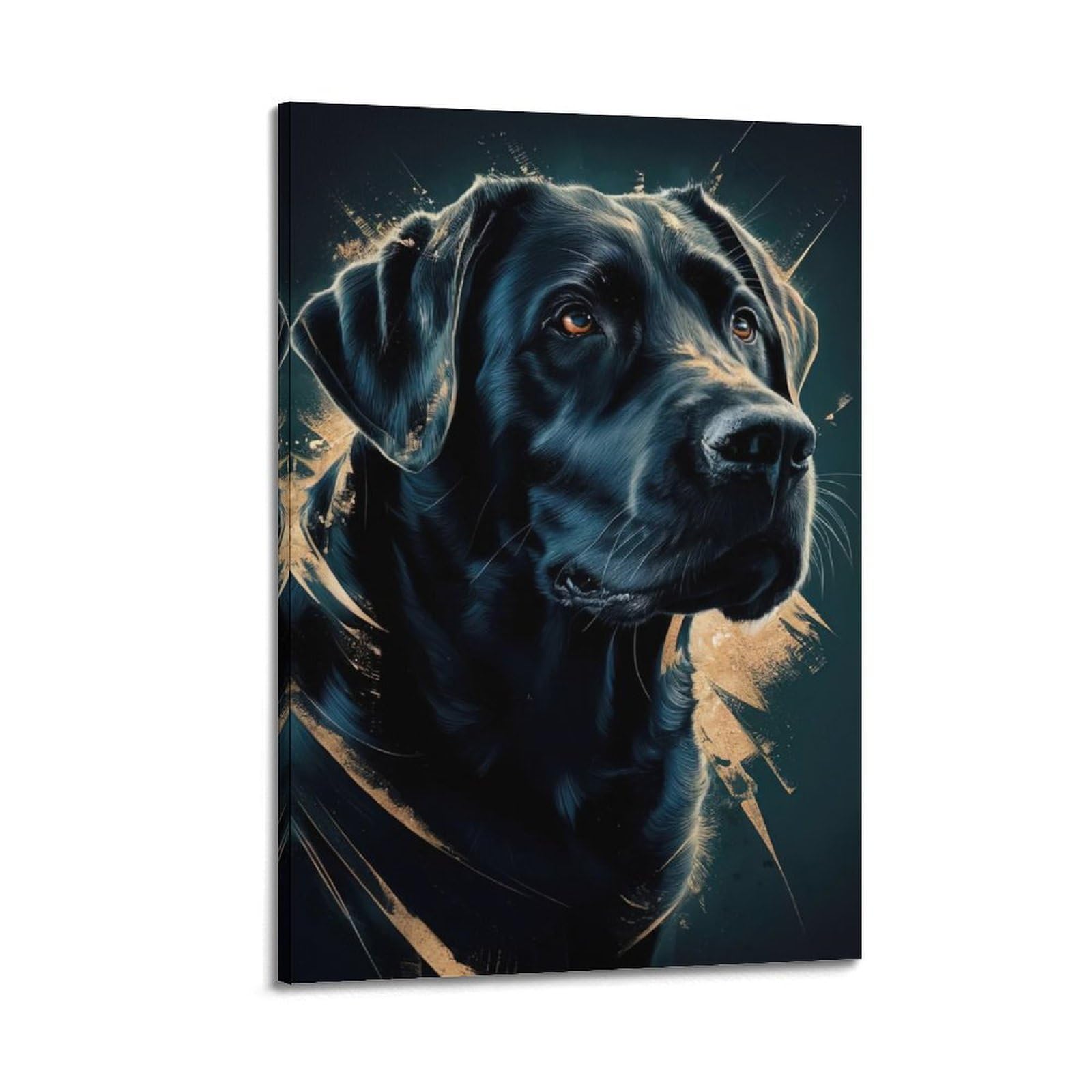 JTLFXY Animal Artwork Poster Puppy Looking at The Sky Poster Decorative Painting Canvas Wall Posters And Art Picture Print Modern Family Bedroom Decor Posters 20x30inch(50x75cm)